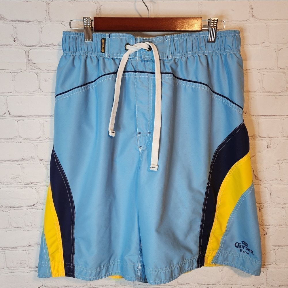 Men's Corona Extra swim trunks, size Large